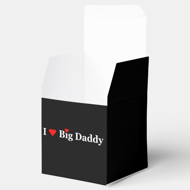 Ballotins "I Heart Big Daddy" Fête Favoriser Box (Ouvert)