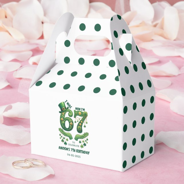 Ballotins I Was 6 Now I’m 7 St. Patrick’s Day Boy Birthday (Mariage)