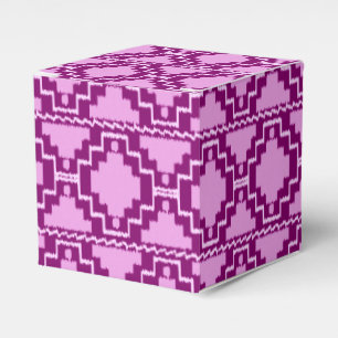 Ballotins Ikat Aztec Motif - Amethyst violet et violet