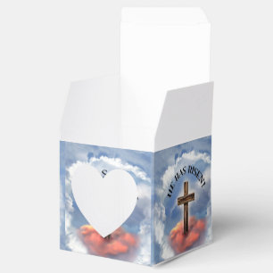 Ballotins Il Est Ressuscité Rugged Cross Avec Nuages