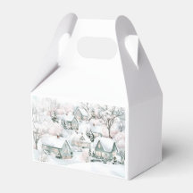 il faut un village boîtes de cadeaux de fête