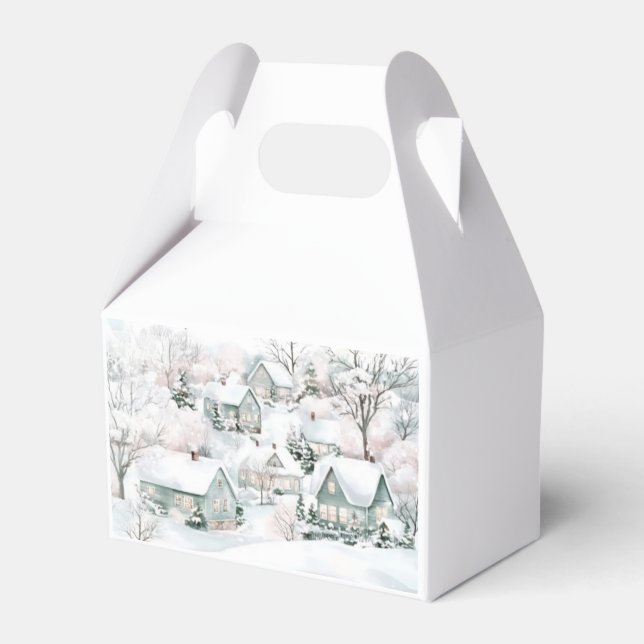 Ballotins il faut un village boîtes de cadeaux de fête (Arrière)