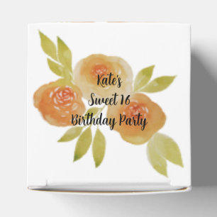 Ballotins illusima Aquarelle Roses Abricot Sweet 16