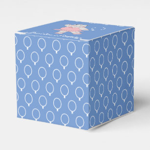 Ballotins illusima Ballet Hippo Balloon Motif Bleu