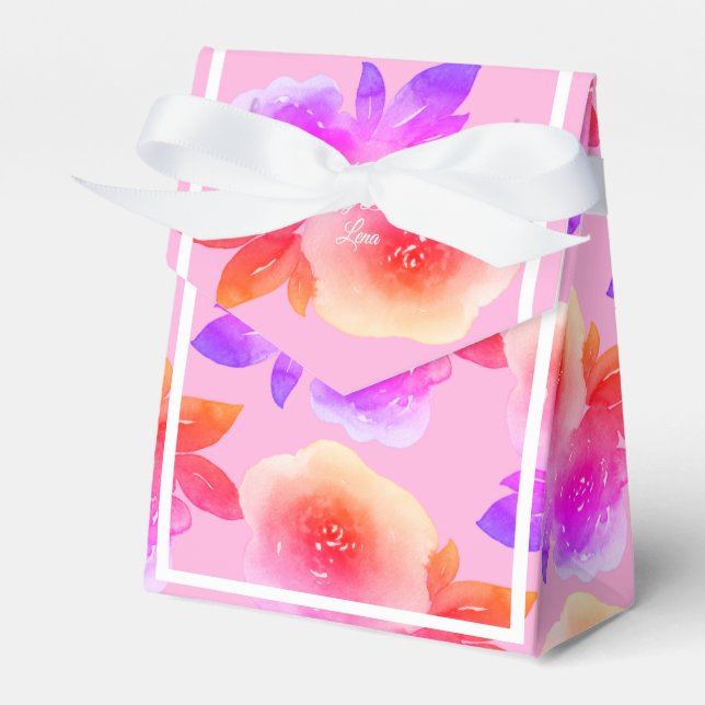 Ballotins illusima Rainbow Flower Motif cadeau d'anniversair (Verso)