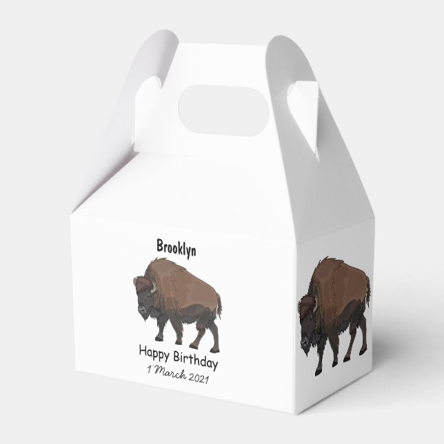 Ballotins Illustration de bison (Verso)