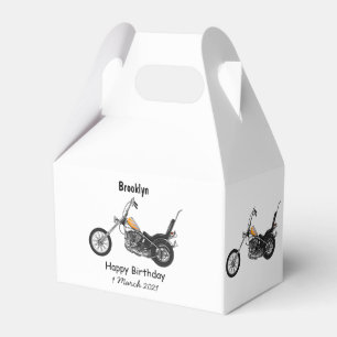 Ballotins Illustration de Chopper Motorcycle 1950