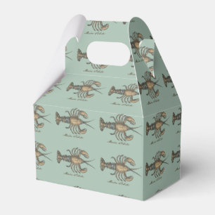Ballotins Illustration de homard vintage : damas côtier 