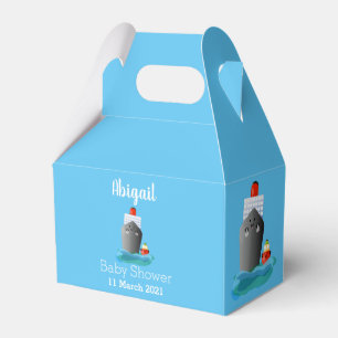 Ballotins Illustration de la caricature de remorqueur de paq