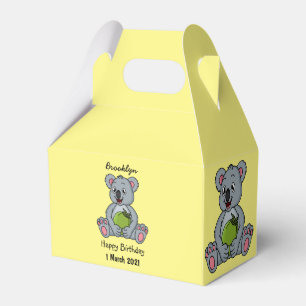 Ballotins Illustration de la koala de Cute et de la noix de