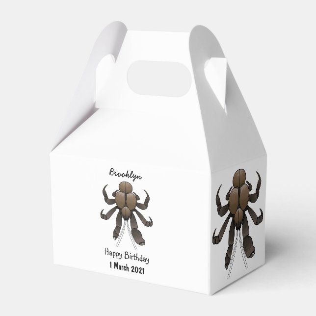 Ballotins Illustration du crabe de coco (Verso)