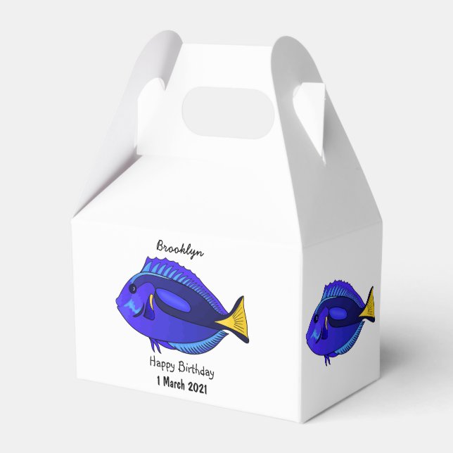 Ballotins Illustration du poisson de la cuve bleue (Verso)