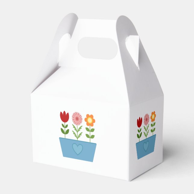 Ballotins Illustrations de fleurs dans une zone de fenêtre b (Verso)