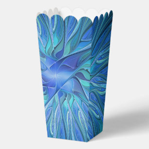 Ballotins Imaginaire Fleur Bleue Motif, Art Fractal Abstrait