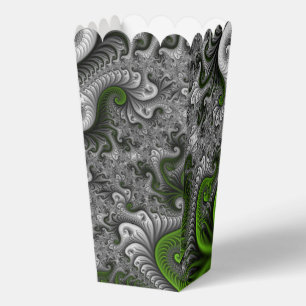 Ballotins Imaginaire Monde Vert Et Gris Art Fractal Abstrait