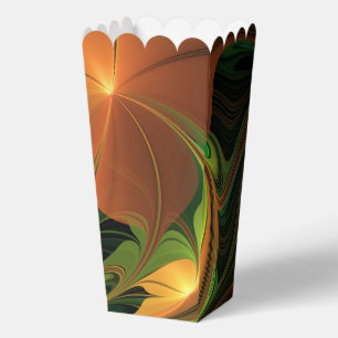 Ballotins Imaginaire Plante Abstrait rouille verte Brown fra