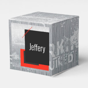 Ballotins Impression à rayures rouge, noir, noir et blanc