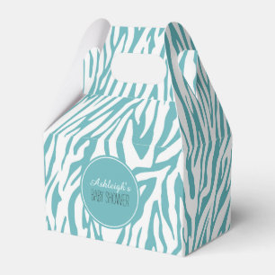 Ballotins Impression Aqua White Zebra