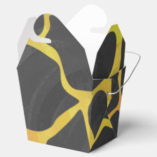 Ballotins Impression Giraffe noir et jaune