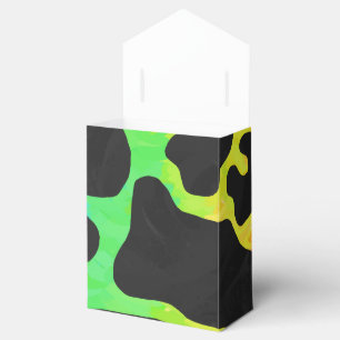 Ballotins Impression noire et arc-en-ciel de vache