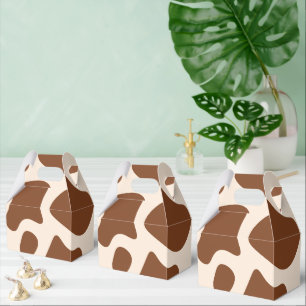 Ballotins Impression vache rose et marron