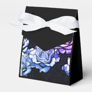 Ballotins impressionnisme Shabby Chic Bleu violet Rose