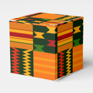 Ballotins Imprimé inspiré du tissu Kente vibrant
