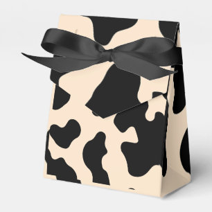 Ballotins Imprimé Vache Marron Rustique Thème Country Wester