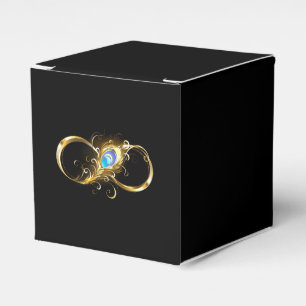 Ballotins Infinité avec plume de paon doré