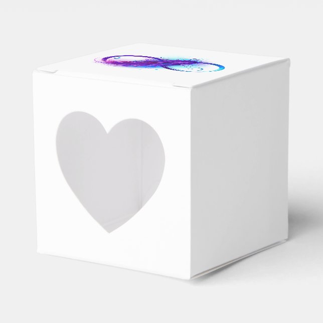 Ballotins Infinity with purple feather (Verso)