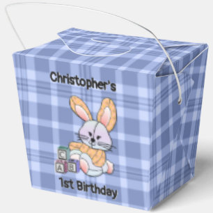 Ballotins Infirmière personnalisée Plaid Bleu - Bunny Favori