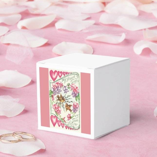 Ballotins Inséparables Vintage Valentine's Day Treat Box (Mariage)