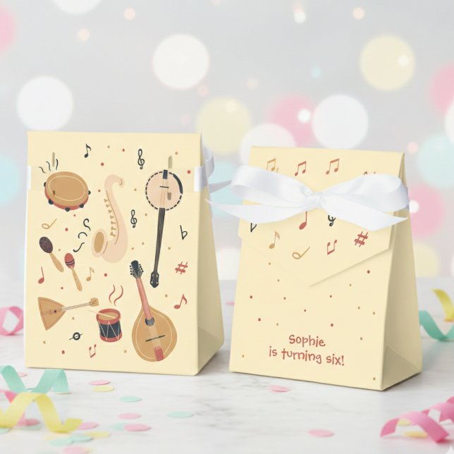 Ballotins Instruments de musique anniversaire enfants (Créateur téléchargé)