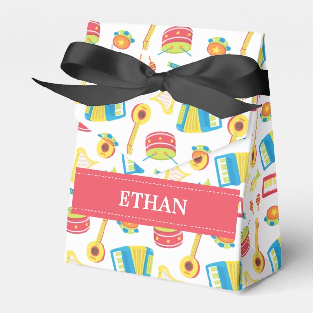 Ballotins Instruments de musique colorés Motif pour enfants (Verso)