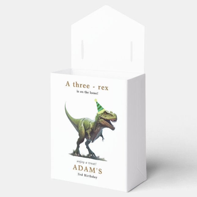Ballotins Invitation d'anniversaire de dinosaure, Anniversai (Ouvert)