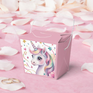 Ballotins Invitation d'anniversaire de fille licorne aquarel