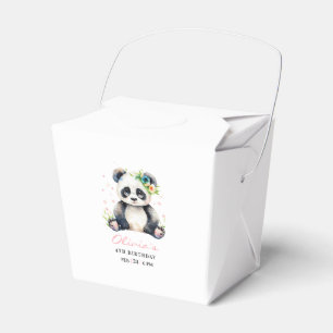 Ballotins Invitation d'anniversaire de Panda, Invitation d'a
