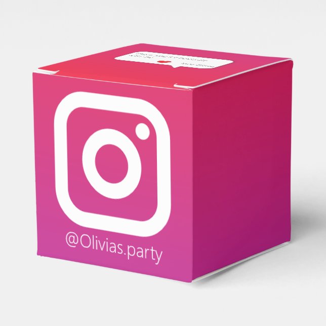 Ballotins Invitation d'anniversaire InstaParty Color (Verso)