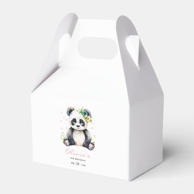 Ballotins Invitation d'anniversaire Panda, Invitation d'anni (Verso)