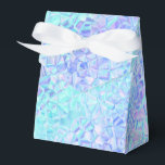 Ballotins Iridescence glaciale :<br><div class="desc">Traits de pinceau à l'aquarelle fragmentés en pièces cristallines géométriques pour un look glaciaire uniforme dans des dégradés pastel de bleu clair et de violet.</div>