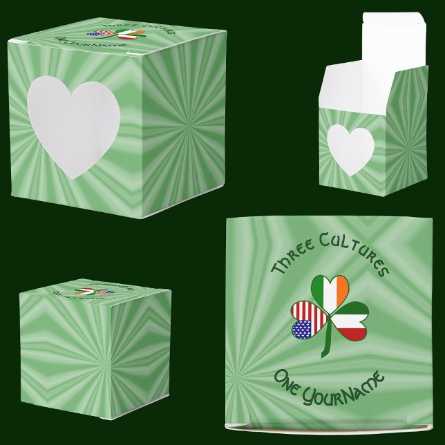 Ballotins Italien irlandais Shamrock américain coeur personn (Créateur téléchargé)