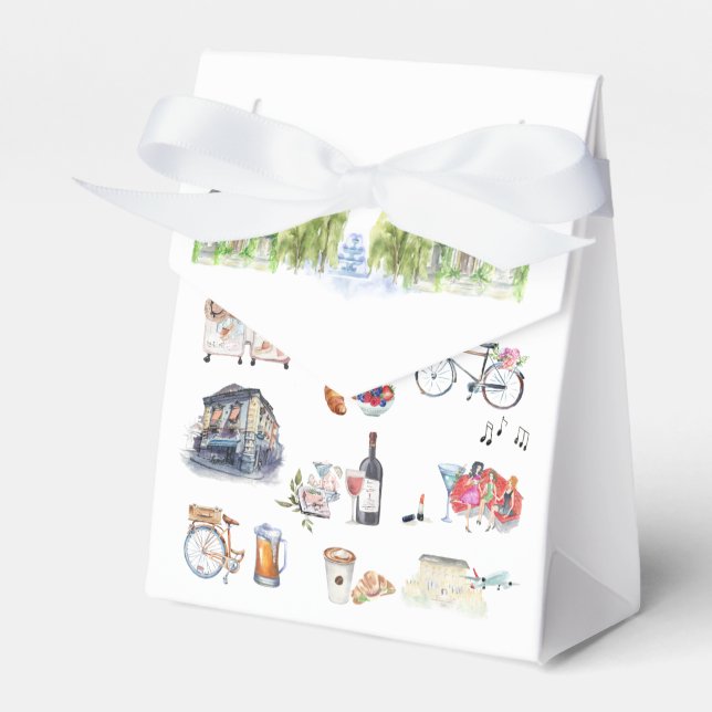 Ballotins Itinéraire du week-end de bachelorette | Savannah, (Verso)