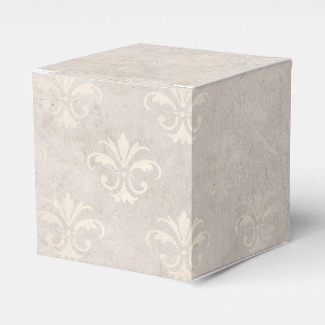 Ballotins Ivory Grunge Damask (Verso)