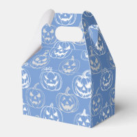 Jack-o-lanternes Motif.Blanc L bleu BG