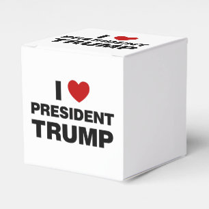 Ballotins J'aime le président Trump Heart