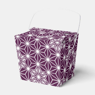 Ballotins Japonais Asanoha motif - aubergine violet