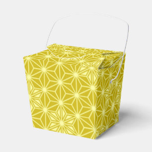 Ballotins Japonais Asanoha motif - or moutarde