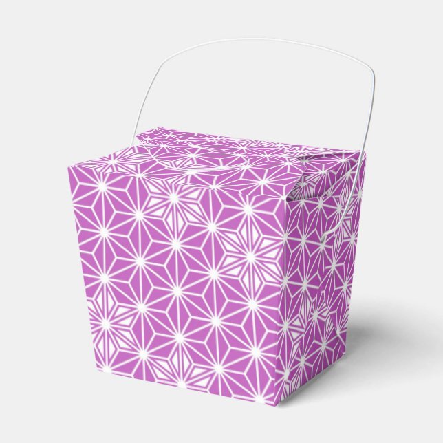 Ballotins Japonais Asanoha motif - orchidée (Verso)