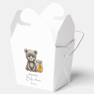 Ballotins Jar de miel et baby shower d'ours en peluche