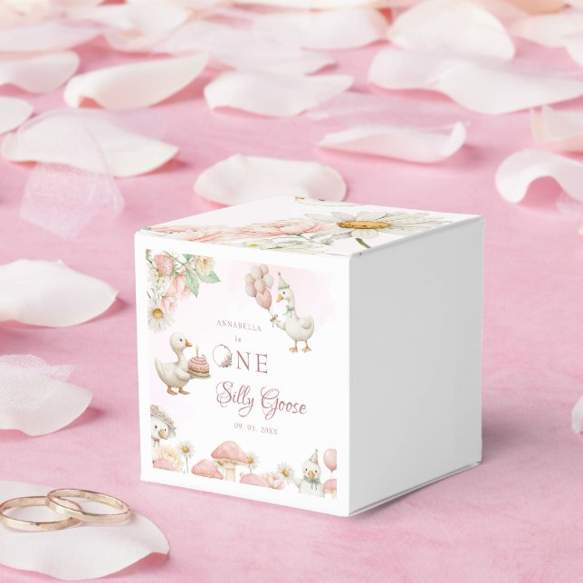 Ballotins Jardin de fleurs d'oie soie Champignons 1er annive (Mariage)